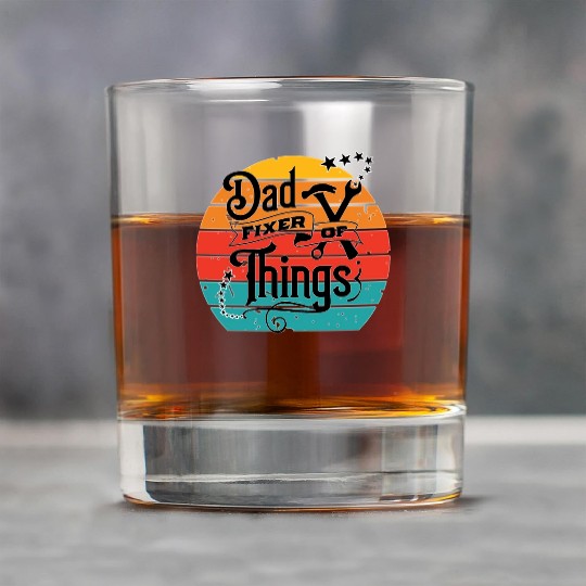 Dad Fixer of Things Rock Glasses Father's Day Gift Idea
