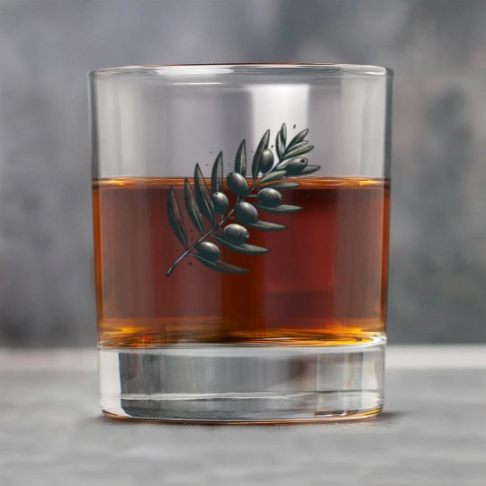 olive branch Rock Glasses