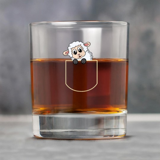 Funny Sheep Pocket Gift Rock Glasses