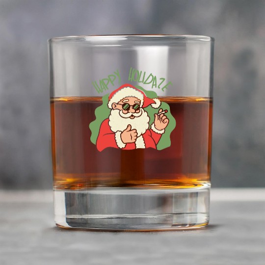 HAPPY HOLIDAZE Classic Rock Glasses