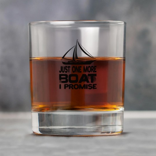 Just One More Boat I Promise Sailing Sail Yacht Rock Glasses