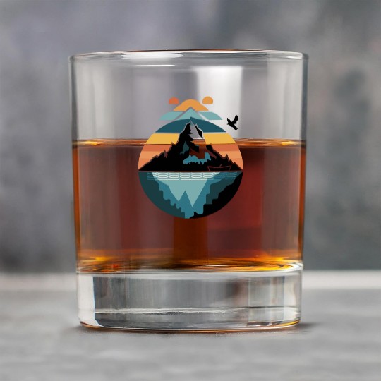 The Mountains Are Calling Classic Rock Glasses