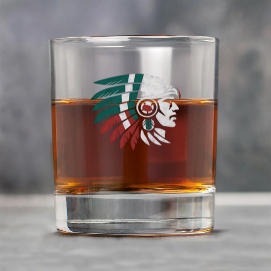 Aztec Warrior Indigenous Mexican Aztec Jaguar Rock Glasses