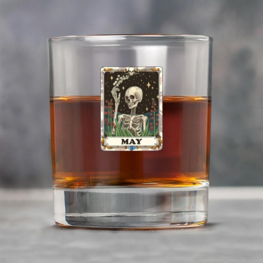 May Gothic Tarot Card - Lily of the Valley & Skele Rock Glasses