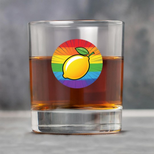 LGBTQ Lemon Rock Glasses
