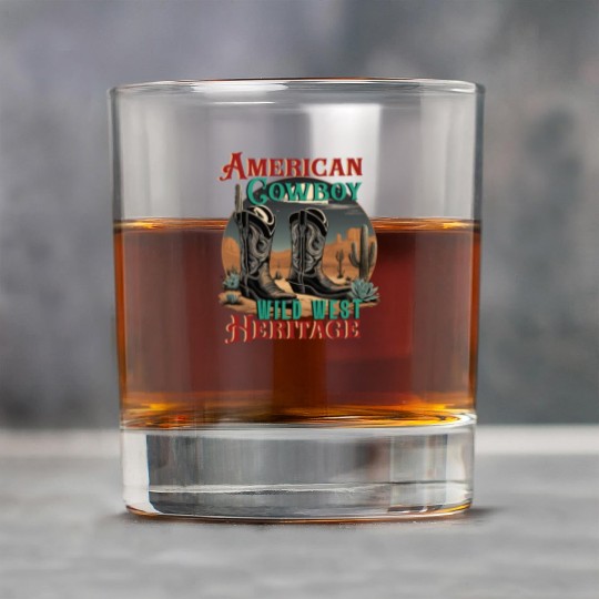 American Cowboy boots Texas West Wild Heritage Rock Glasses
