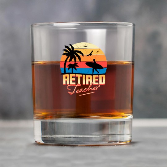 Retired Teacher Rock Glasses