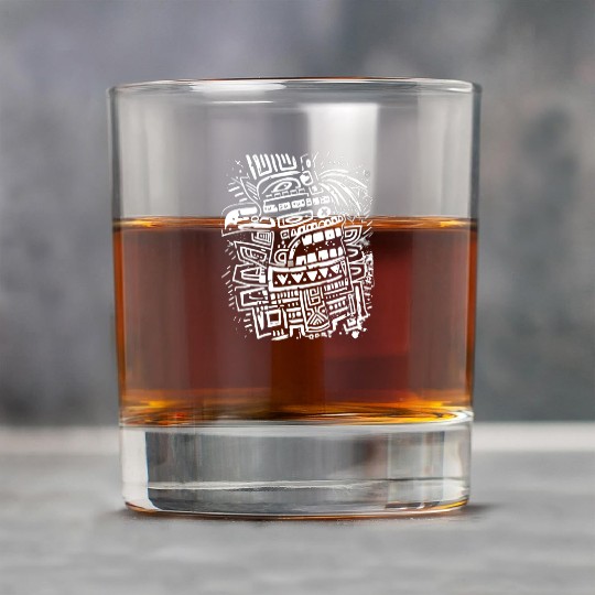 Aztec God Ancient Mythology Tezcatlipoca Eagle Rock Glasses