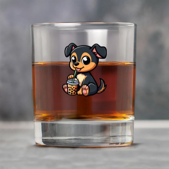 Miniature Pinscher Funny Premium Rock Glasses