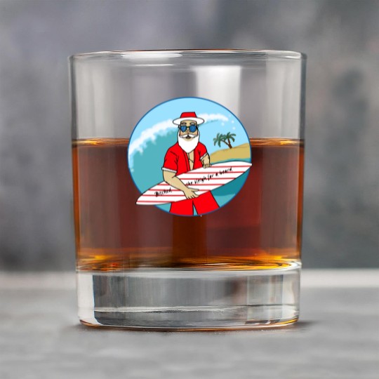 Christmas in July Rock Glasses