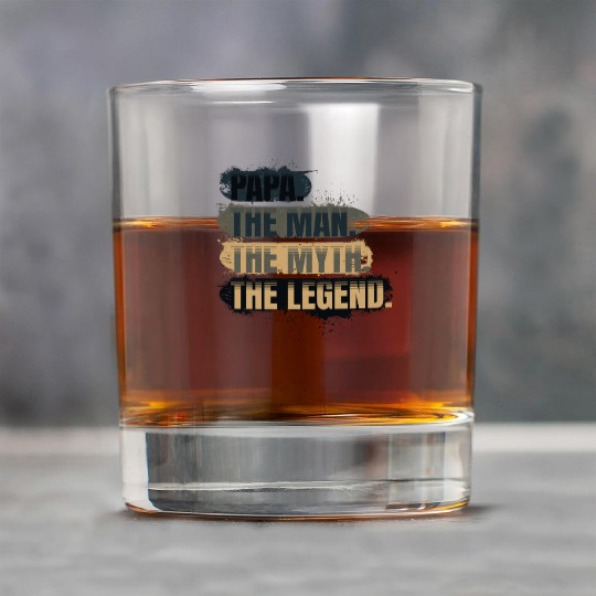 Papa the man the myth the legend gift Rock Glasses