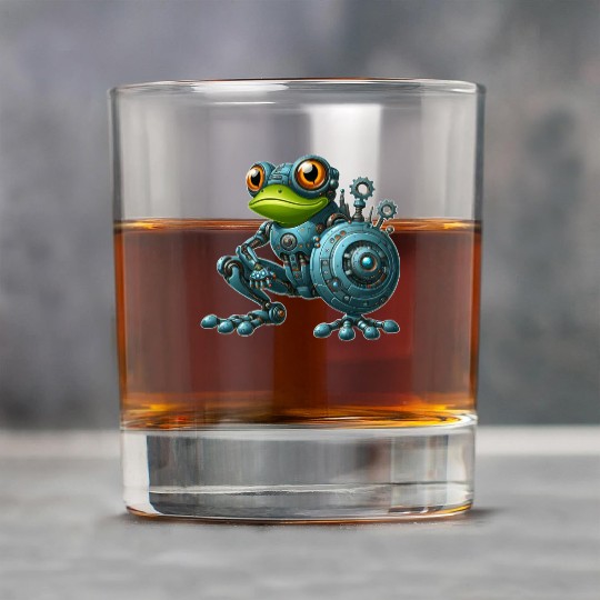 Cyborg Frog Toad Newt Robot Mech Design Rock Glasses