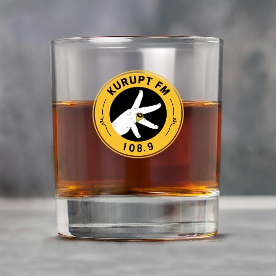 Kurupt FM Logo Classic Rock Glasses