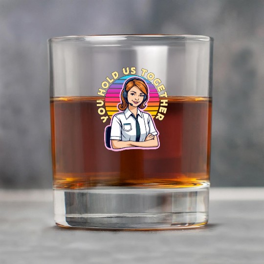 Receptionist You Hold Us Together Office Worker Rock Glasses