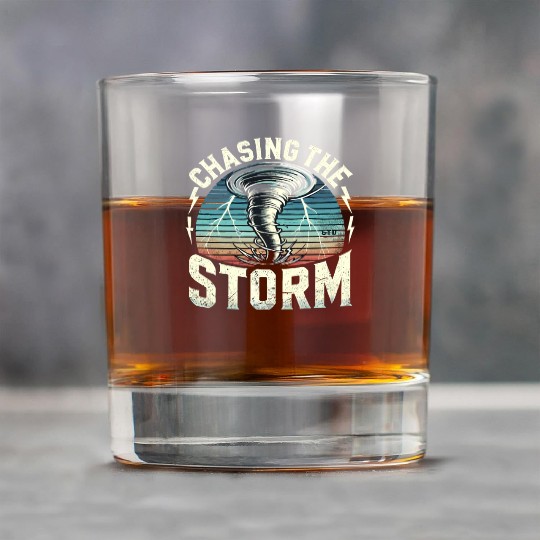 Tornado Chasing Adventures: Embrace Nature's Fury Rock Glasses