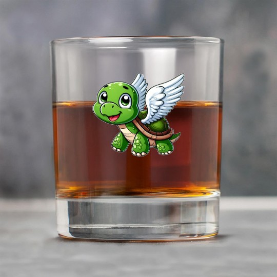 Turtle Angel Wings Halo Farm Farmer Rock Glasses