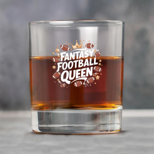 fantasy football queen 2024 Rock Glasses