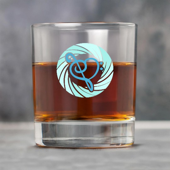 Music Bass Clef Heart Love Note Treble Sound Logo Rock Glasses