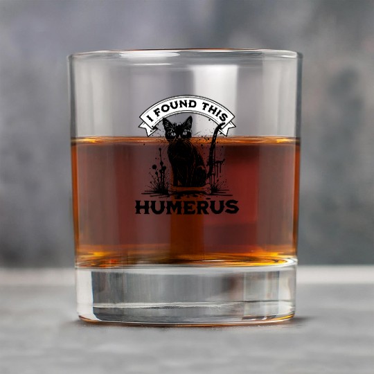 I Found This Humerus Black Cat With Human Bone Rock Glasses