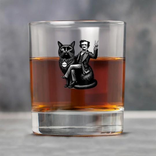 Edgar Allan Poe Riding Rock Glasses