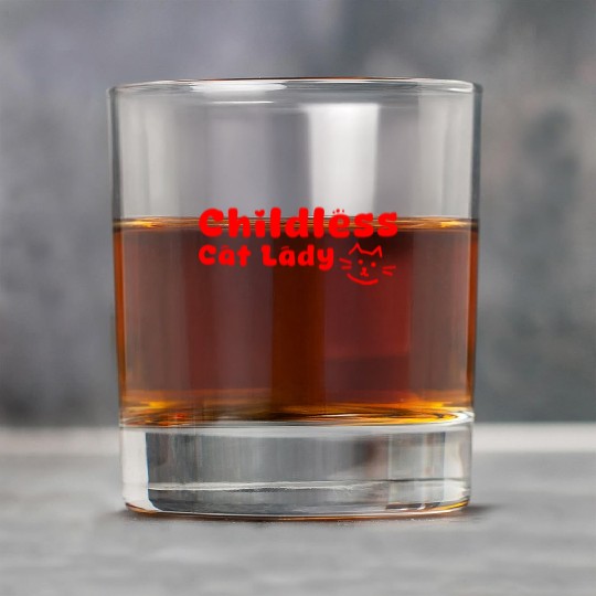 childless cat lady Rock Glasses