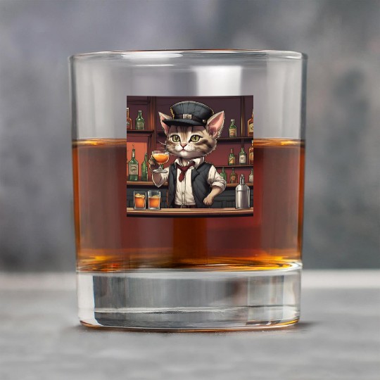 bartender kitty Rock Glasses