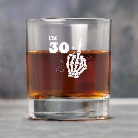 I Am 30 Plus Middle Finger - 31st Birthday Rock Glasses