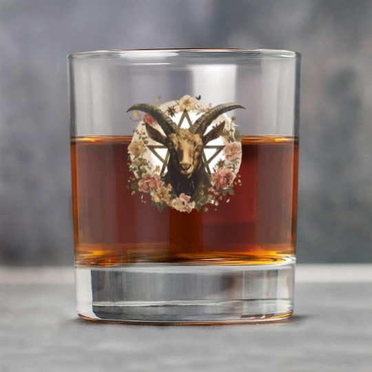 Goat Lucifer Occult Devil Satan For a Heavy Metal Rock Glasses