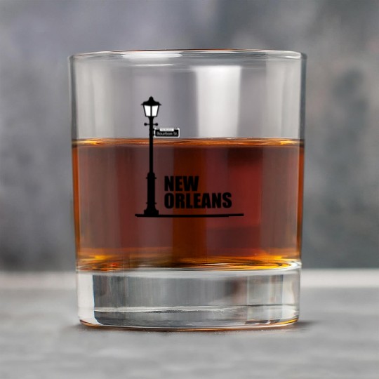 New Orleans - Bourbon Street Rock Glasses