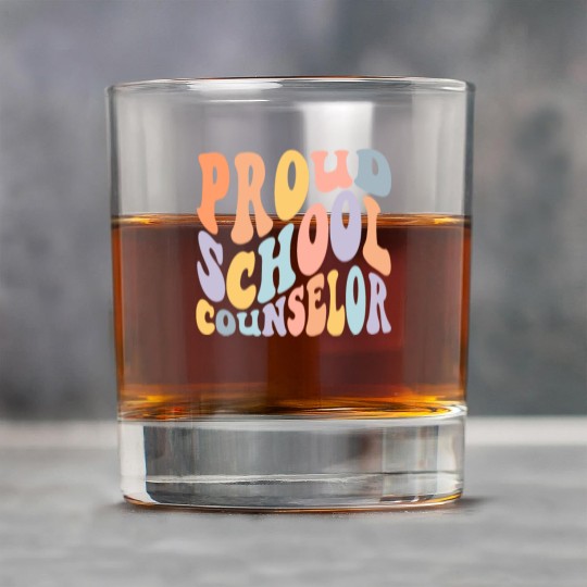 School Counselor Proud School Rock Glasses