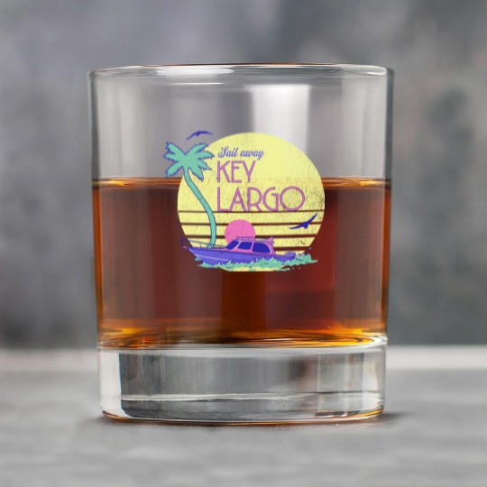 Sail Away Yacht Rock Key Largo Boating Rock Glasses