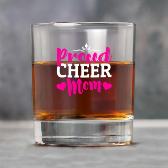 Proud Cheer Mom Cheerleading Mommy Mother's Day Rock Glasses
