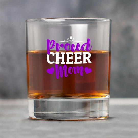Proud Cheer Mom Cheerleading Mommy Mother's Day Rock Glasses