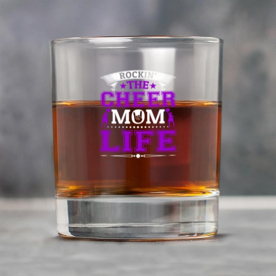 Tha Cheer Mom Life Cheerleading Mommy Mother's Day Rock Glasses