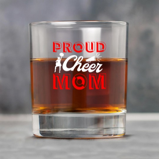 Proud Cheer Mom Cheerleading Mommy Mother's Day Rock Glasses
