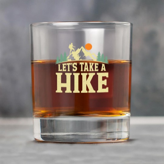 Let's Take A Hike Hiker Hiking Rock Glasses