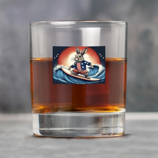 Stars & Stripes Surfer Bunny Rock Glasses