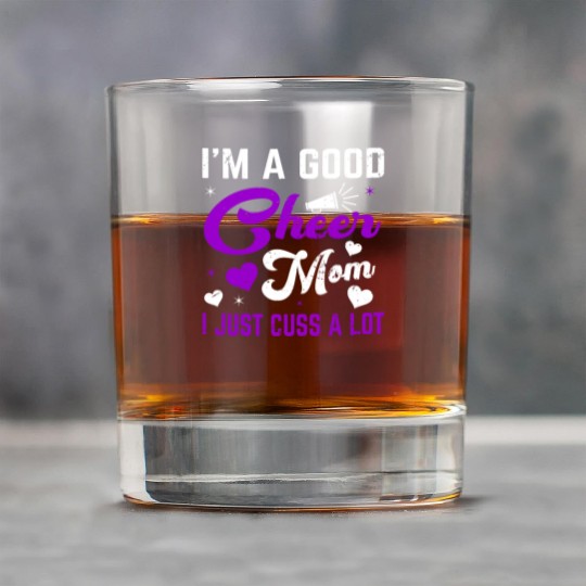 A Good Cheer Mom Cheerleading Mommy Mother's Day Rock Glasses