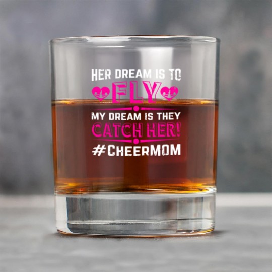 Dream Cheer Mom Cheerleading Mommy Mother's Day Rock Glasses