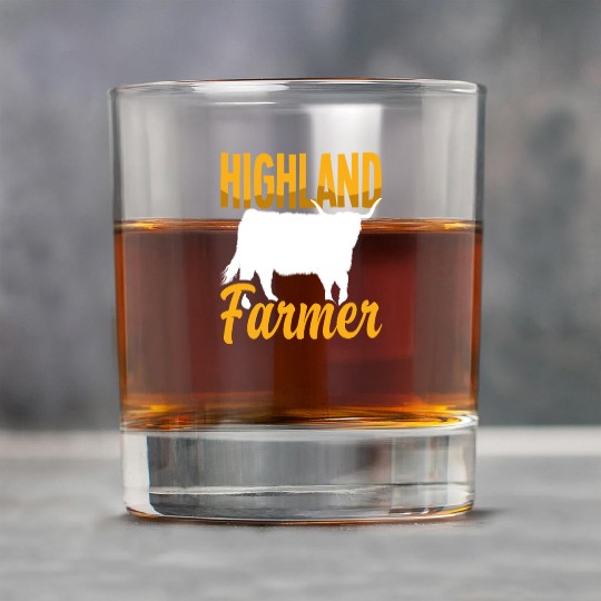 Highland Farmer Scottish Highland Cow Rock Glasses