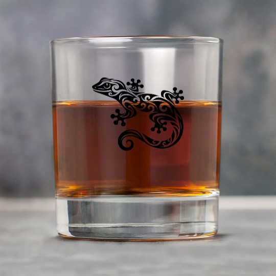 Gecko In T Tattoo Ink Style Rock Glasses