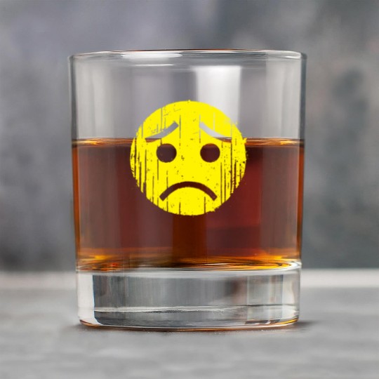 Depressed Emoticon Rock Glasses