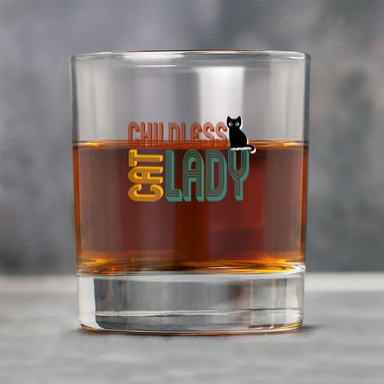 childless cat lady Kamala Harris 2024 Rock Glasses