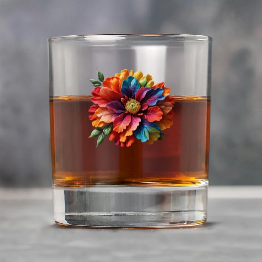 Vibrant Spectrum Bloom Rock Glasses