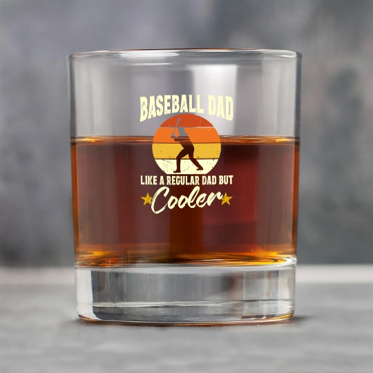 Baseball Dad Funny Baseball Lover Father's Day Rock Glasses