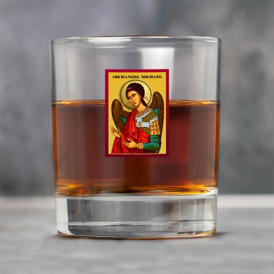 Archangel Michail Orthodox pray icon Rock Glasses