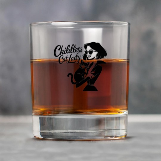 Childless Cat lady Kamala Harris Rock Glasses