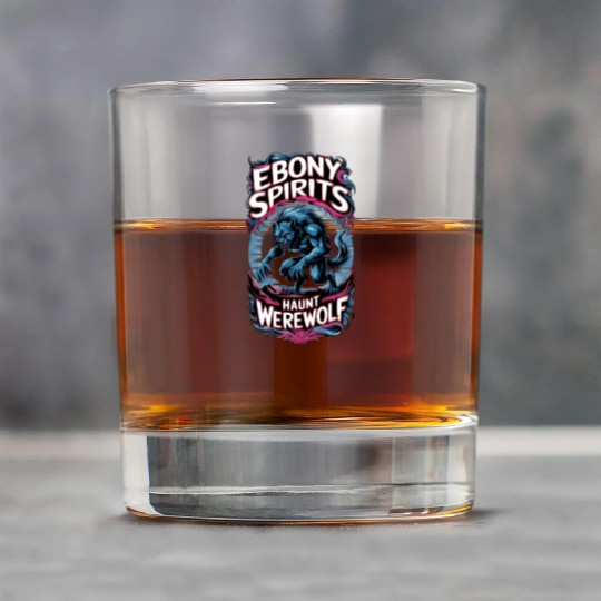 Ebony Spirits Haunt Werewolf Rock Glasses