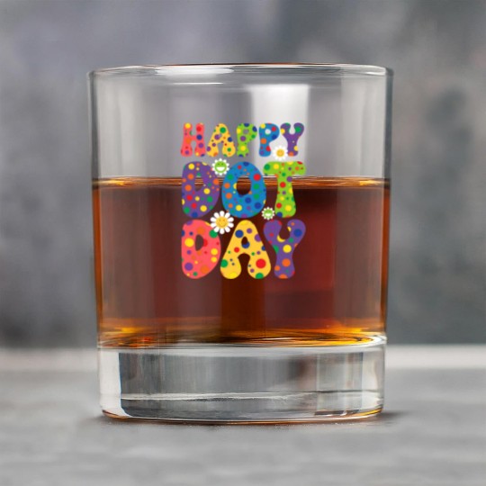 Happy Dot day september 15th for teacher kids Rock Glasses