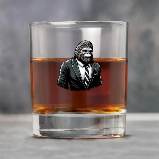 All Business Bigfoot - Funny Stylish Sasquatch Rock Glasses